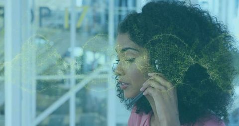 Call Center Operator with Digital Network Overlay