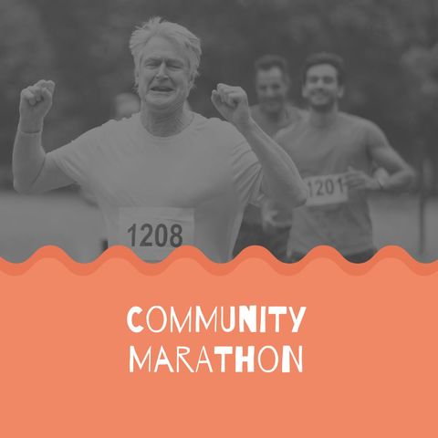 excited runners in community marathon event - Download Free Stock Templates Pikwizard.com