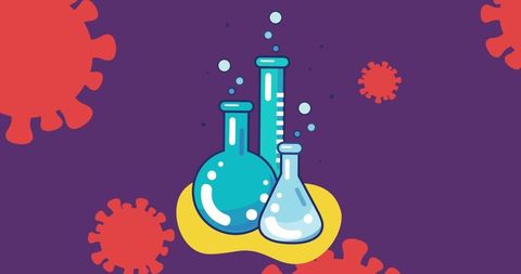 Innovative scientific experimentation with medical symbolism