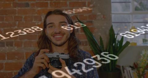 Creative Photographer in Industrial Loft with Vintage Charm