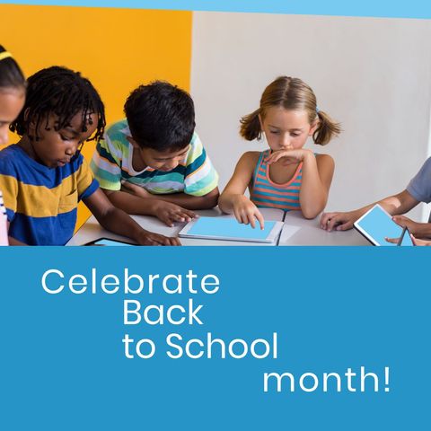 Diverse Children Engaged in Digital Learning for Back to School Month - Download Free Stock Templates Pikwizard.com