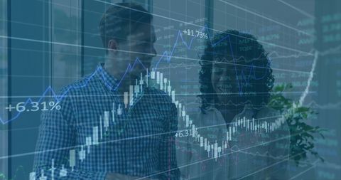 business professionals analyzing financial trends and growth - Download Free Stock Images Pikwizard.com