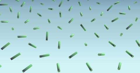 dynamic green cylinders on blue gradient background - Download Free Stock Images Pikwizard.com