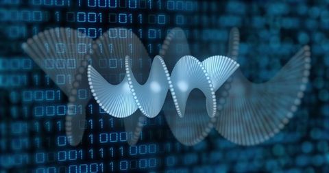 futuristic dna analysis with binary code background - Download Free Stock Images Pikwizard.com