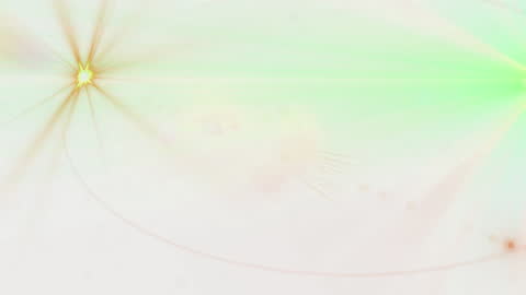 Abstract Light Trails and Spots on White Background