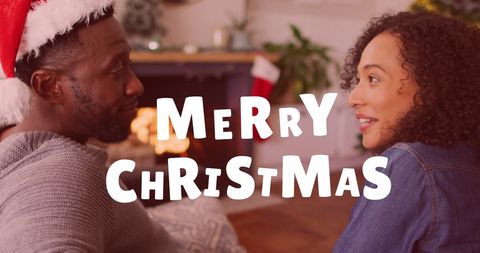 Festive Season Celebration with African American Couple