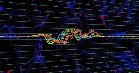Dynamic Data Processing with Digital Interfaces in Motion - Download Free Stock Images Pikwizard.com