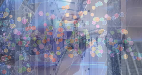 Digital Interface with Virtual Icon Overlay in Data Center