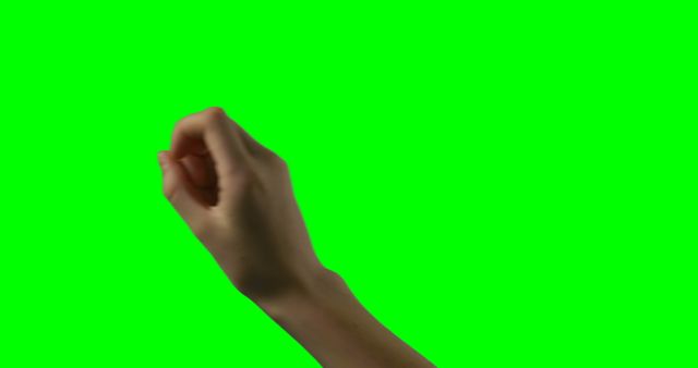 Hand Holding Invisible Object on Green Screen - Download Free Stock Images Pikwizard.com
