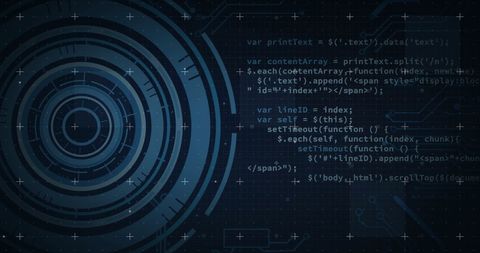 Digital Data Processing with Futuristic User Interface - Download Free Stock Images Pikwizard.com