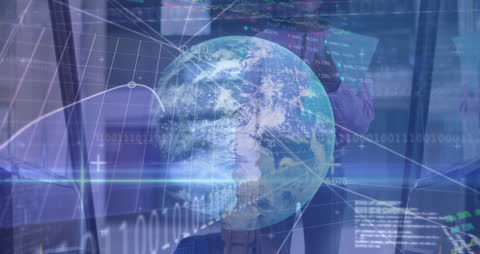 Animated Financial Data Processing with Global Visualization