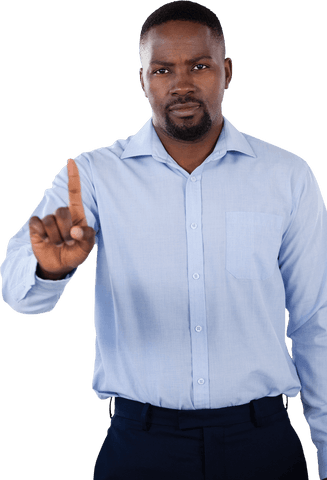confident man making bold pointer gesture isolated in transparent png - Download Free Stock Videos Pikwizard.com
