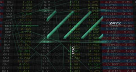 Digital Data Visualization with Abstract Statistical Insights - Download Free Stock Images Pikwizard.com