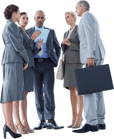 transparent business team discussing strategy together - Download Free Stock Videos Pikwizard.com