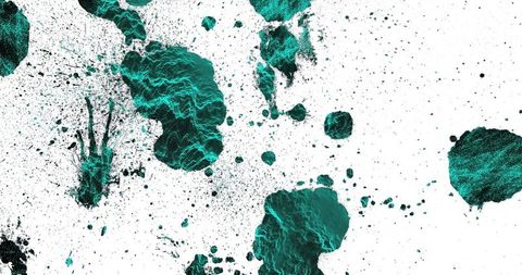 Futuristic Digital Wireframe Splashes on Minimalist Canvas