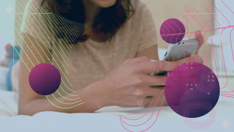 Digital Connectivity and Communication Concept with Overlay