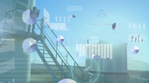 Innovative Technology Concept with Data Processing