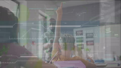 Digital Data Interface in Modern Classroom Setting