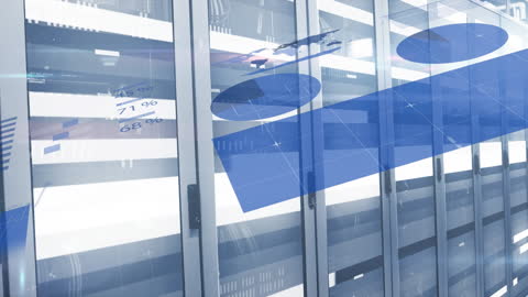 Abstract Interface with Data and Server Security Visual