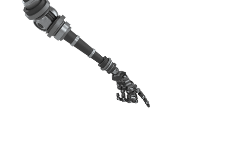 Futuristic Transparent Robot Arm Pointing in Minimalist Space - Download Free Stock Videos Pikwizard.com