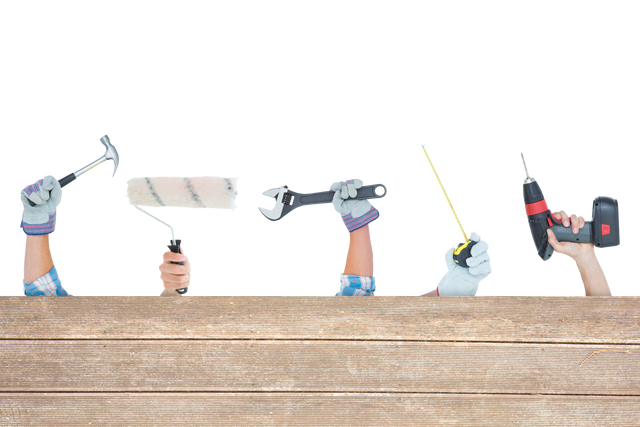 Hands Holding Construction Tools – Transparent Background PNG - Download Free Stock Videos Pikwizard.com