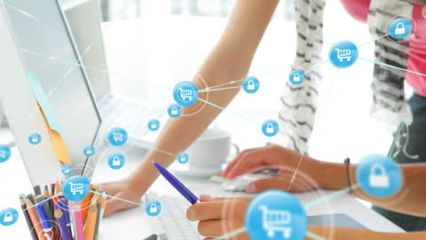 Digital Interface Exploring Online Shopping Network