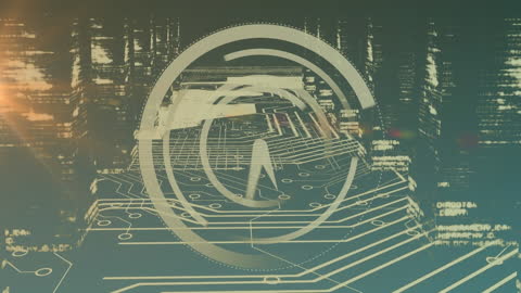 Abstract Digital Technology and Time Interface