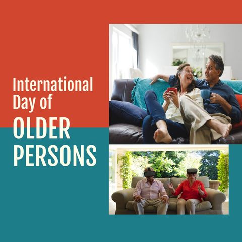 Enjoying international day of older persons with laughter