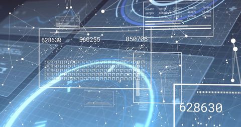 Futuristic Digital Data Analysis Close-Up - Download Free Stock Images Pikwizard.com