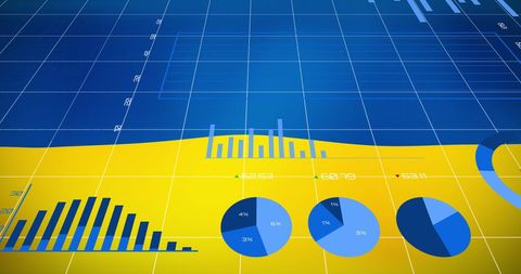 Economic Impact Visualization Theme with Ukrainian Flag - Download Free Stock Images Pikwizard.com