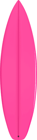 Vibrant Pink Surfboard on Transparent Background - Download Free Stock Videos Pikwizard.com