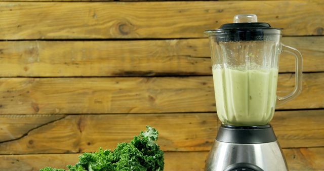 Vegetable Smoothie in Blender with Fresh Kale - Download Free Stock Images Pikwizard.com