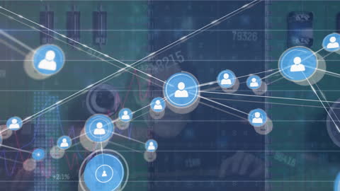 Network Connectivity in Hacking Animation with Digital Interface