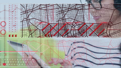 Data Analysis Interface with Woman Using Tablet Technology