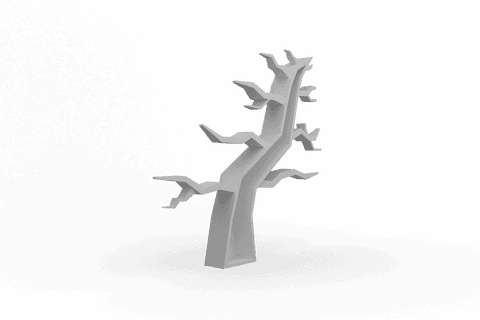 transparent vector illustration of minimalist gray tree - Download Free Stock Videos Pikwizard.com
