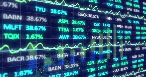 Digital Stock Market Financial Statistics Display - Download Free Stock Images Pikwizard.com