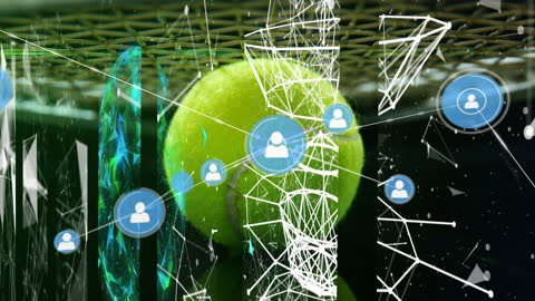 Digital Networking in Sports with Tennis Concept