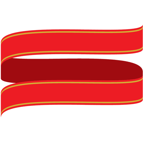 festive red ribbon on transparent background - Download Free Stock Videos Pikwizard.com
