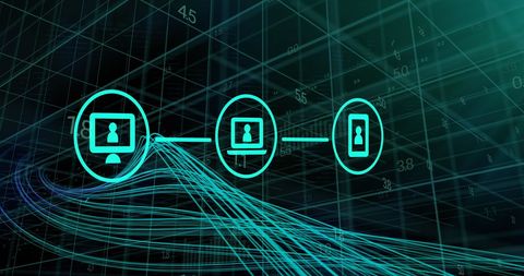 Digital Network and Global Data Processing Concept - Download Free Stock Images Pikwizard.com