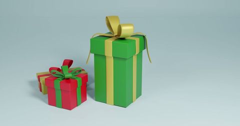 Colorful Christmas Gifts with Ribbons on Subtle Background - Download Free Stock Images Pikwizard.com