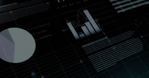 Futuristic Infographic Analysis with Abstract Pattern Hologram - Download Free Stock Images Pikwizard.com