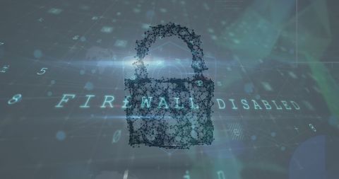 Digital Concept of Broken Firewall and Security Awareness - Download Free Stock Images Pikwizard.com
