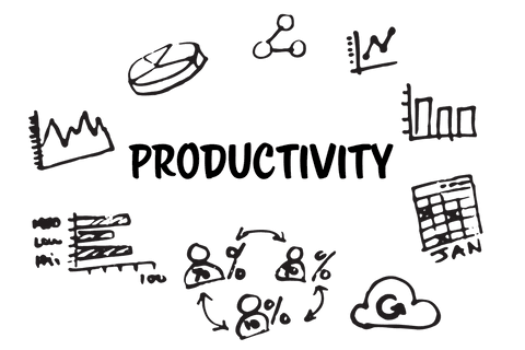 productivity text vector illustration on transparent background - Download Free Stock Videos Pikwizard.com