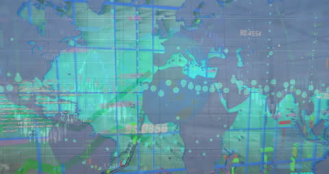 Global Business Finance with Digital Metrics and Maps