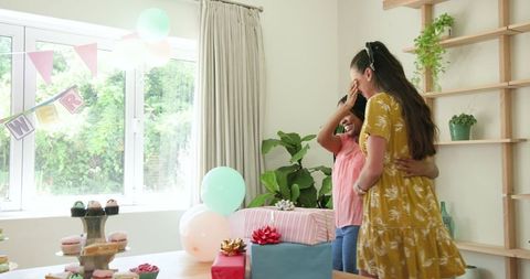 Joyful Baby Shower Celebration with Friends and Gifts