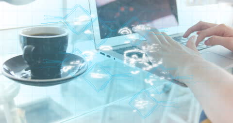 Typing with Digital Overlay of Circuitry and Data Patterns