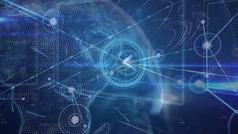 Global Digital Network Technology Illustration