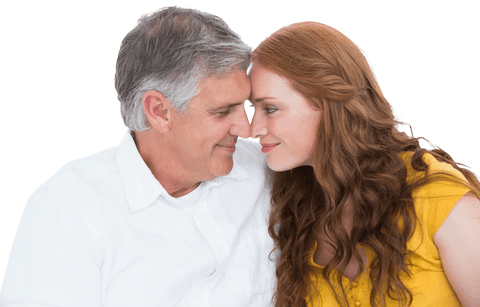 Transparent Loving Couple Expressing Affectionate Smiles - Download Free Stock Videos Pikwizard.com