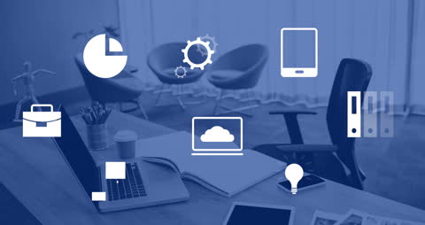 Digital Transformation Concept in Modern Office Environment