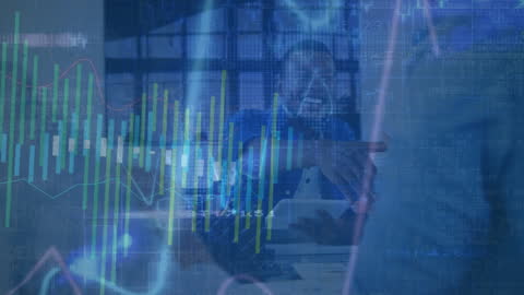 Digital Business Collaboration with Data Graphics Overlay